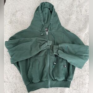 POPFLEX full zip cloud  Green Hoodie